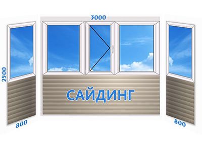 П-образный 1-створчатый